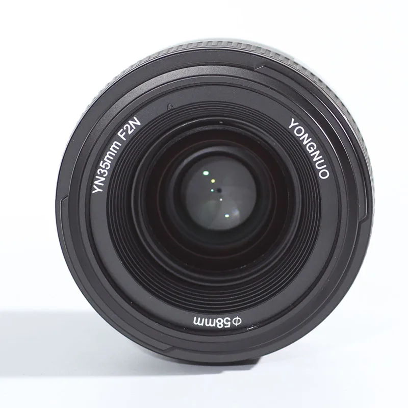 YONGNUO YN35mm F2.0 F2N широкоугольный AF/MF объектив с фиксированным фокусом для Nikon F