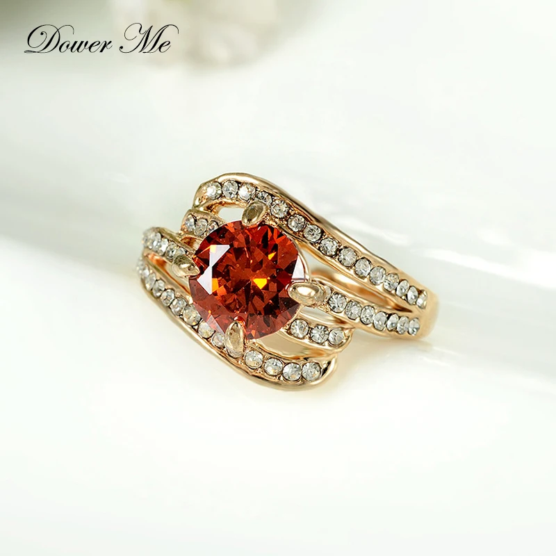 Dower Me серебро Бесконечность кольцо женский Многослойные Rhinestone кольца для женщин