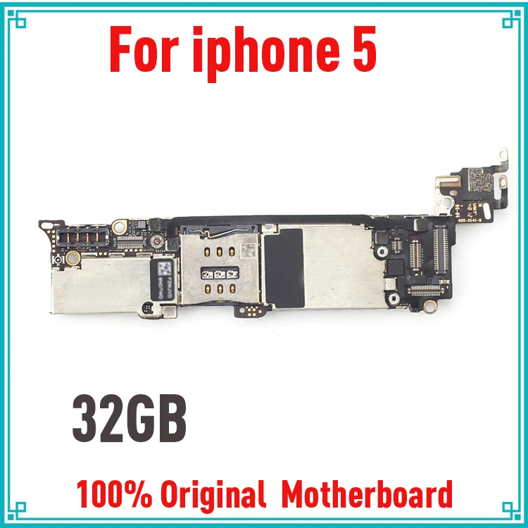 С системой IOS для iphone 5 5G материнская плата, 32 ГБ разблокирован для iphone 5 логические платы с полным чипом, хорошее качество