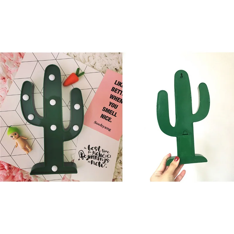 LED Cartoon Animal kids room decorations lamp s2 1pcs Chic Flamingo Pineapple Cactus Nightlight Decoration Lamps | Освещение