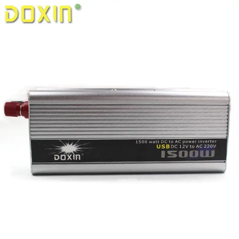 DOXIN 1500 Вт USB бытовой автомобиля Мощность преобразователь DC 12 В к AC 220 автомобильное