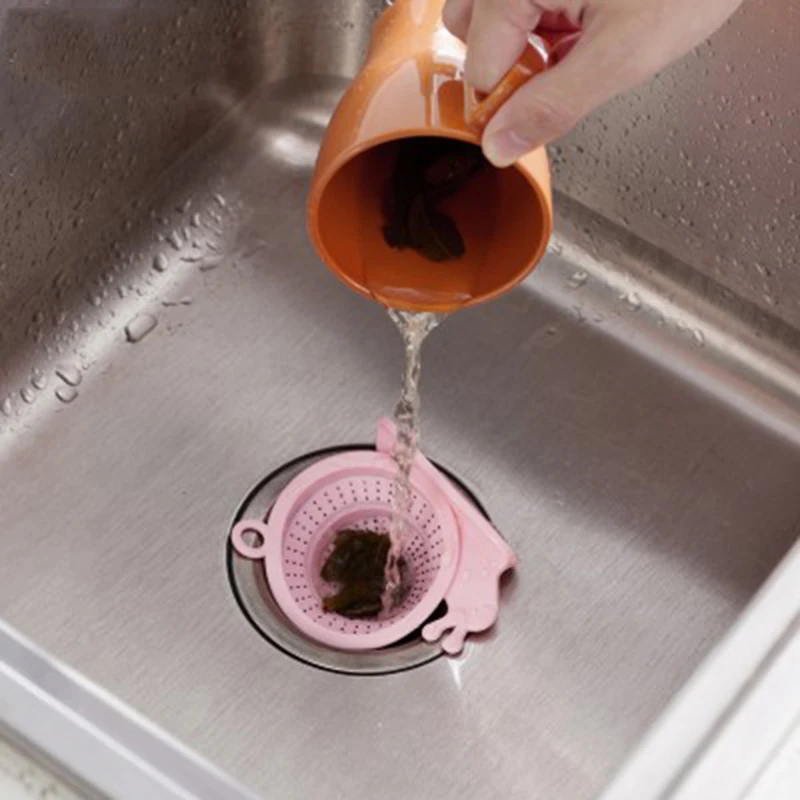 Мультфильм Кухня Ванная комната бассейна Душ трапных Обложка волос фильтр