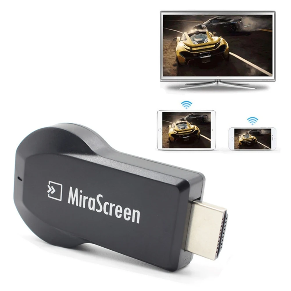 MiraScreen Airplay HDM 1080P беспроводной Wi Fi дисплей ТВ приемник флешка Android Miracast для