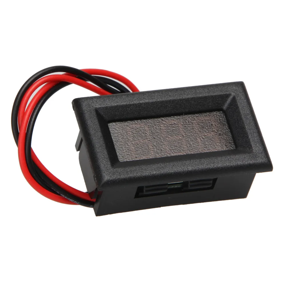 Мини два провода DC2.5-30V Цифровой вольтметр Красный Синий Зеленый светодиодный дисплей измеритель напряжения с защитой от разворота