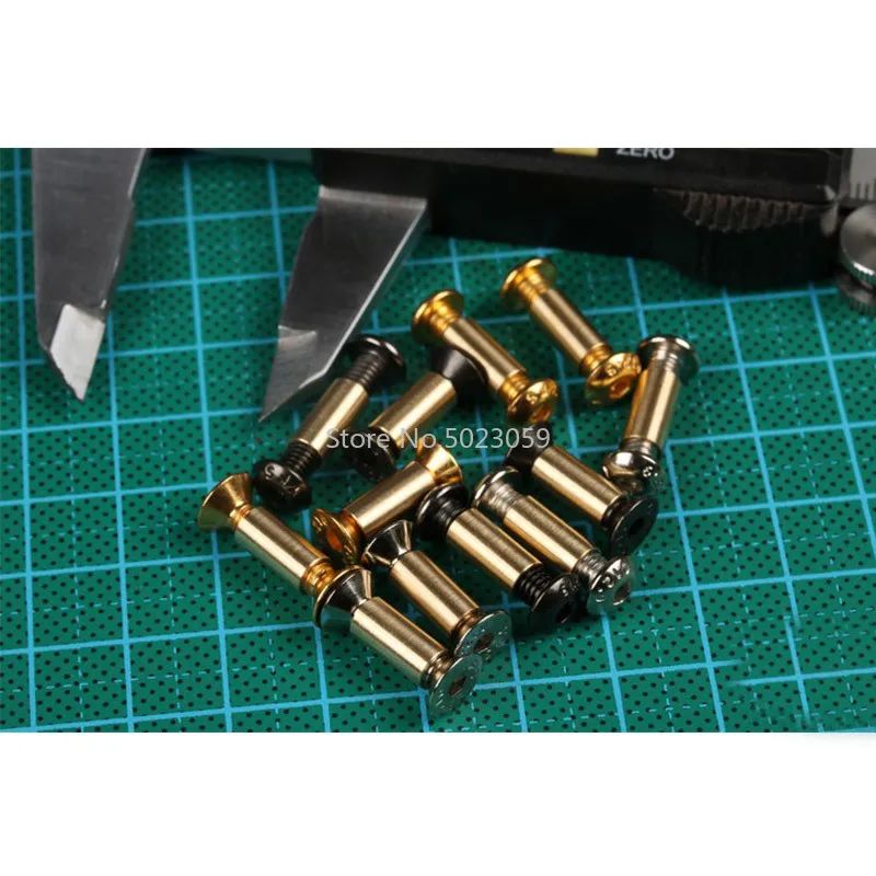 2 шт. M4 DIY ручка для ножей крепежная заклепка винт внутренняя шестиугольная