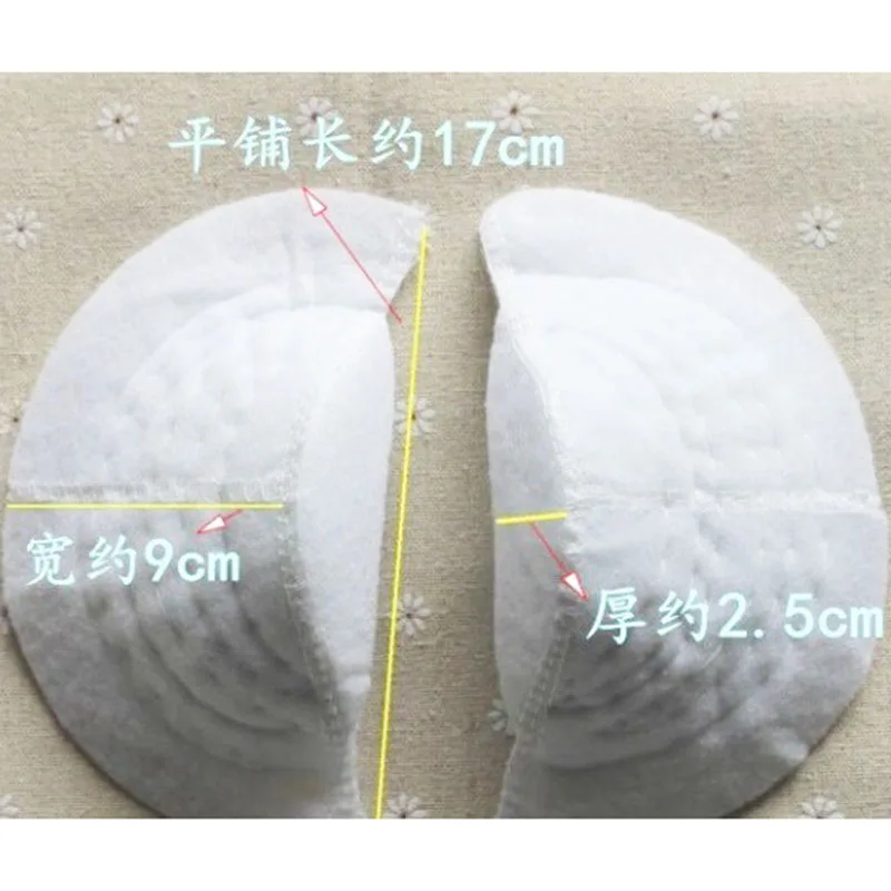 5 пар/лот 17X9X2.5cm белого и черного цвета хлопковые толстые плечевыми накладками