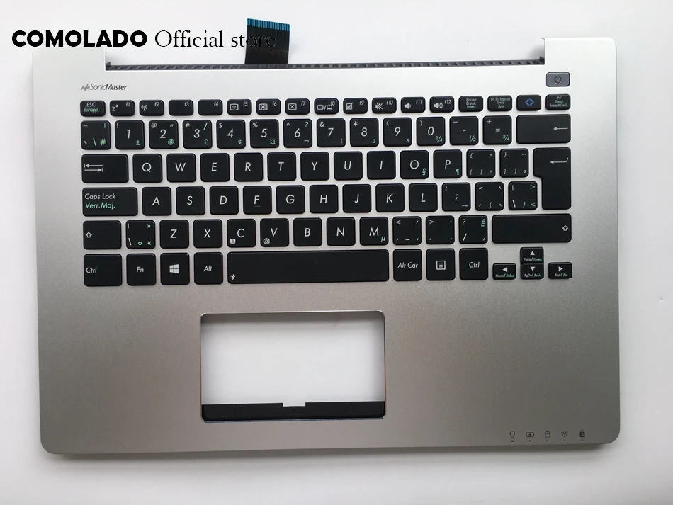 CF Канада-Французская клавиатура для ноутбука ASUS VivoBook S300K S300KI S300 S300C S300CA с palmres