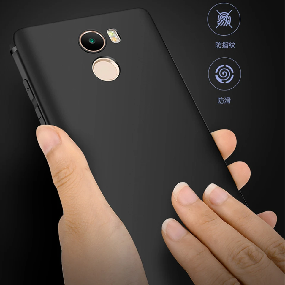 Чехол для Xiaomi Redmi 4A чехол матовый полный TPU 5A 4x Note 4 5 Plus силиконовый задний