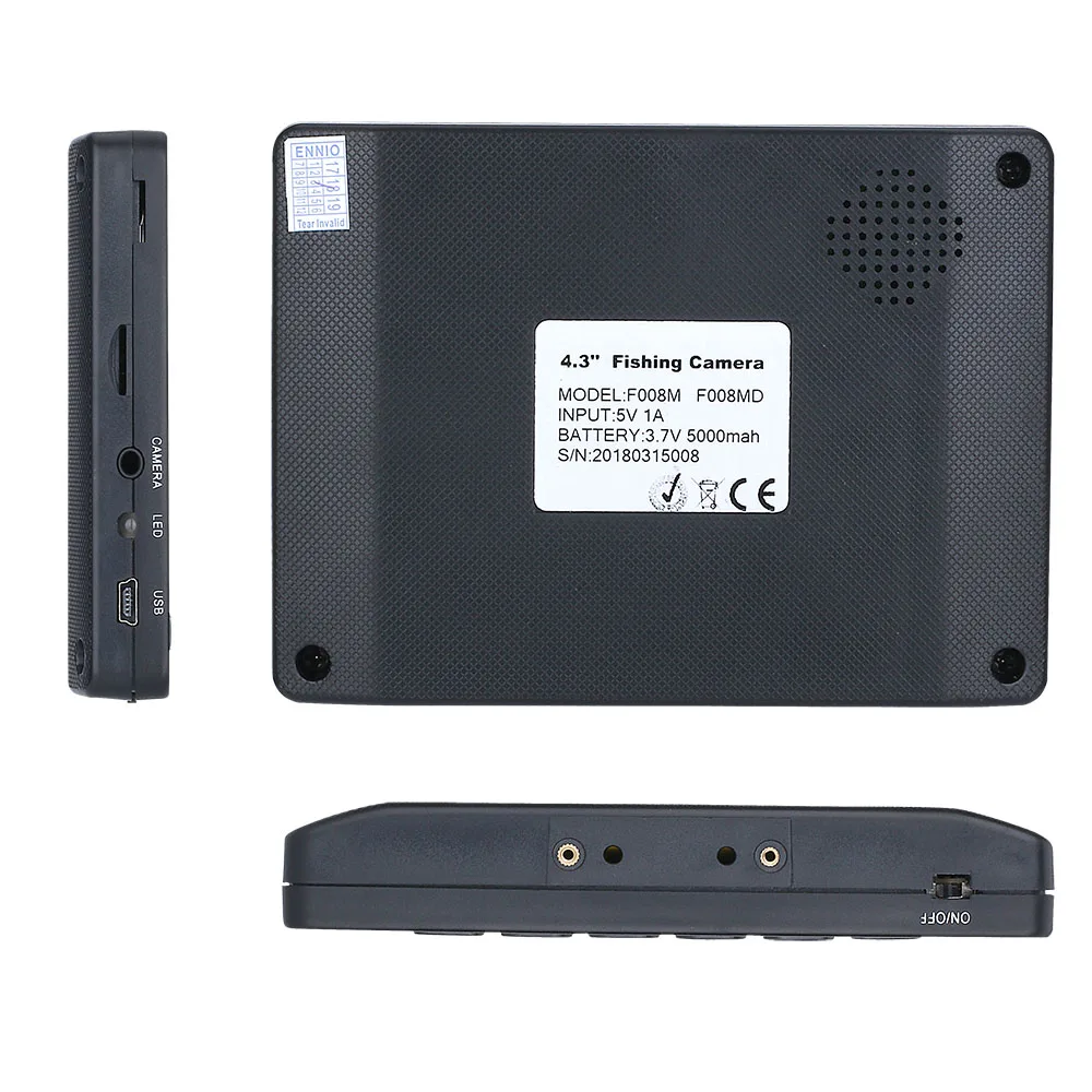 Продажа PDDHKK 30m подводная камера для подледной/морской рыбалки 4,3 ''LCD 1000TVL рыбопоисковый прибор 6 шт. 1 Вт белые светодиоды IP68 Водонепроницаемая камера