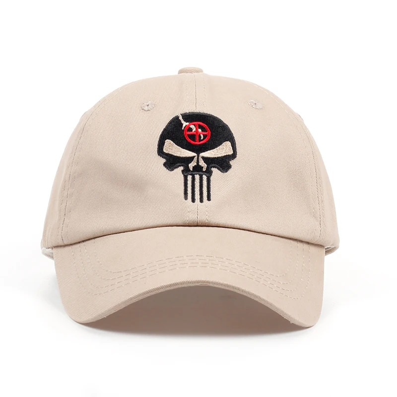 Каратель папа шляпа Военная зона Мужская Snapback Череп вышитые бейсбольная кепка хлопок уплотнение тактическая Кепка для мужчин женщин Открытый