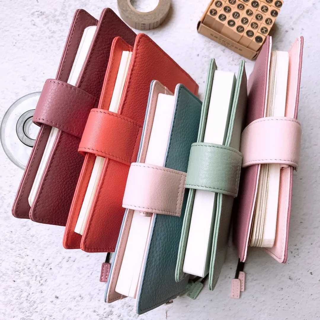 Classic Genuine Leather Softcover Journal Cover For Hobonichi Paper Book A6 Free Shipping