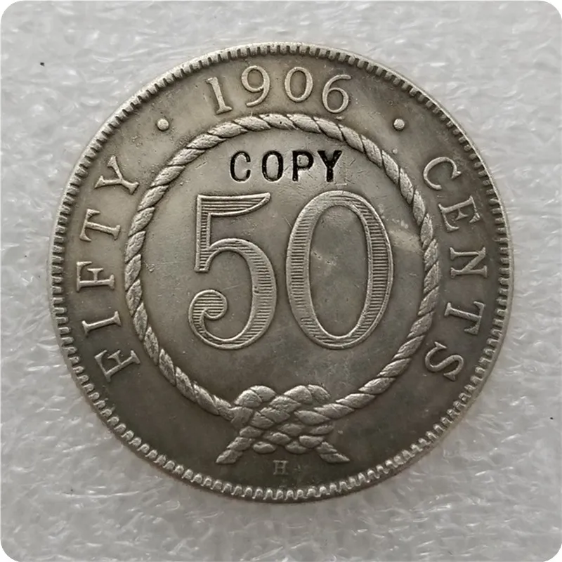 1900 H 1906 Sarawak копия 50 центов|Безвалютные монеты| |