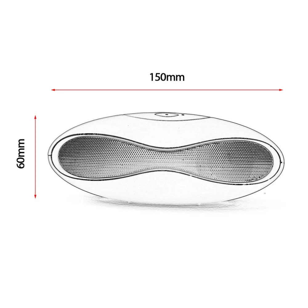 Беспроводной Bluetooth Динамик стерео Бас Бумбокс С микрофоном Handfree мини-громко S