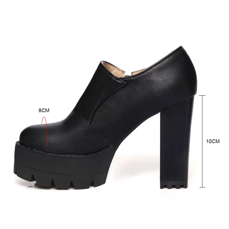 Fanyuan/брендовые весенние женские туфли лодочки винтажные на платформе с круглым