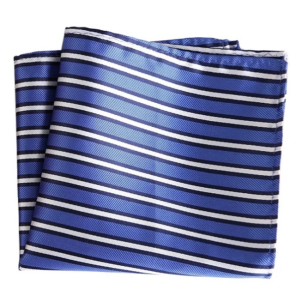 WPS-069 hanky Роскошный мужской платок полосатый Клетчатый плед тканые платки носовой платок из полиэстера бизнес Карманный квадратный полотенце для сундуков 25*25 см - Цвет: WPS-069 hanky