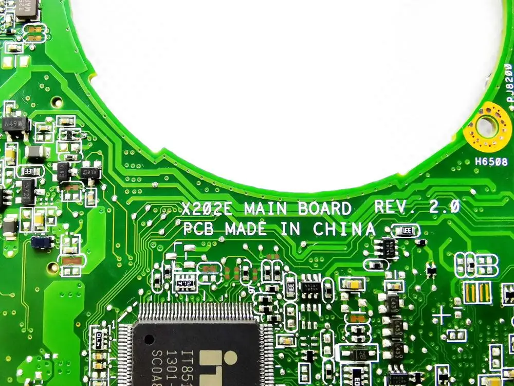 Оригинальная материнская плата для ноутбука ASUS X202E X201E HM70 CPU 847 2 Гб REV 0