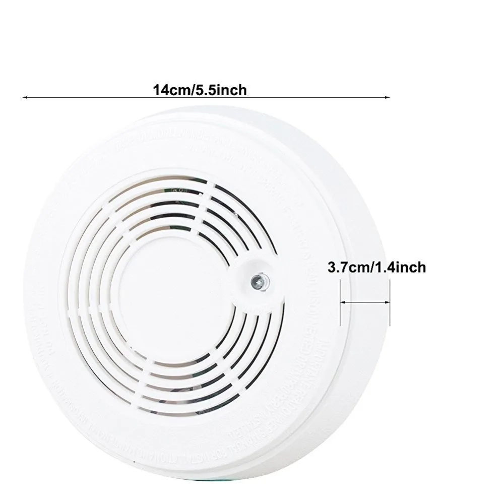 YobangSecurity Advanced Battery-operated Combination Carbon Monoxide And Smoke Alarm Detector White | Безопасность и защита