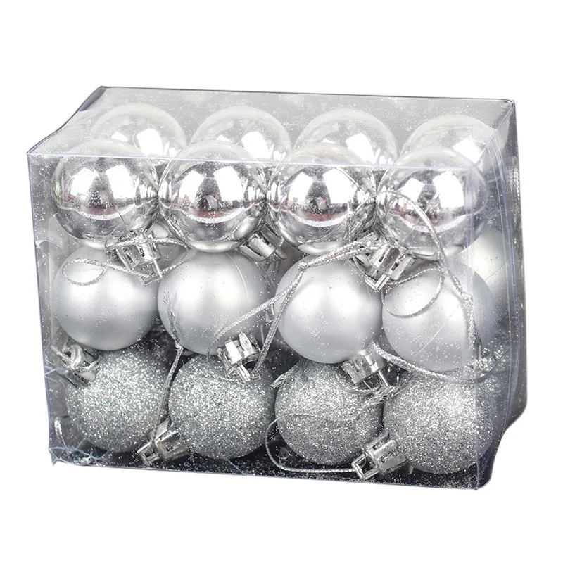 Шары для рождественской елки 24 шт./лот 3 см|bauble|baubles christmas |
