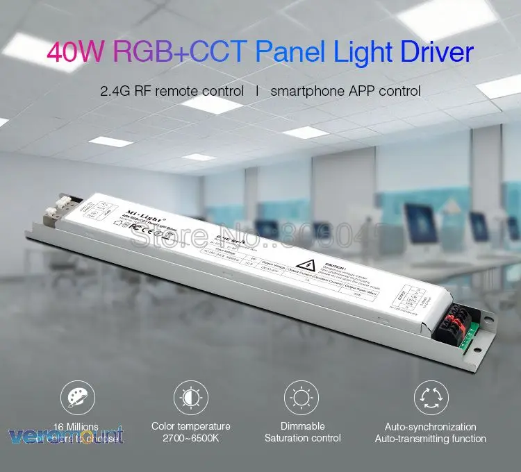 Milight 40 Вт RGB+ CCT светодиодный свет панели Поддержка 2,4 г дистанционное управление и смартфон приложение Wi-Fi управление и Alexa Голосовое управление