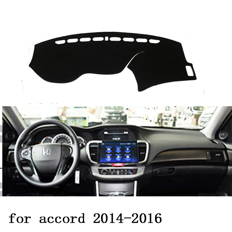 Для Honda Accord 9th 2013-2019 коврик для приборной панели Защитная Накладка на подушку