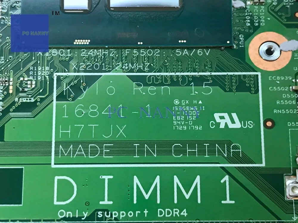 Материнская плата PCNANNY 00PJ2C 0PJ2C для Dell INSPIRON 7570 16841 1 H7TJX I5 8250U DDR4 материнская