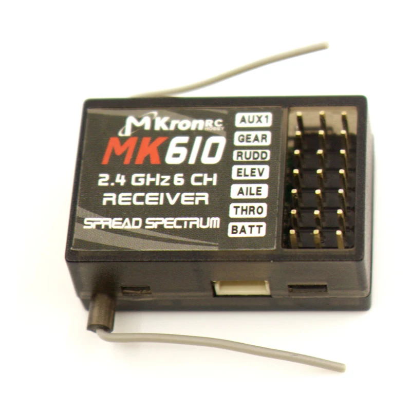 DSM2 MK610 AR6100 2 4G 6CH Радиоуправляемый приемник привязной разъем подходит для SPEKTRUM JR