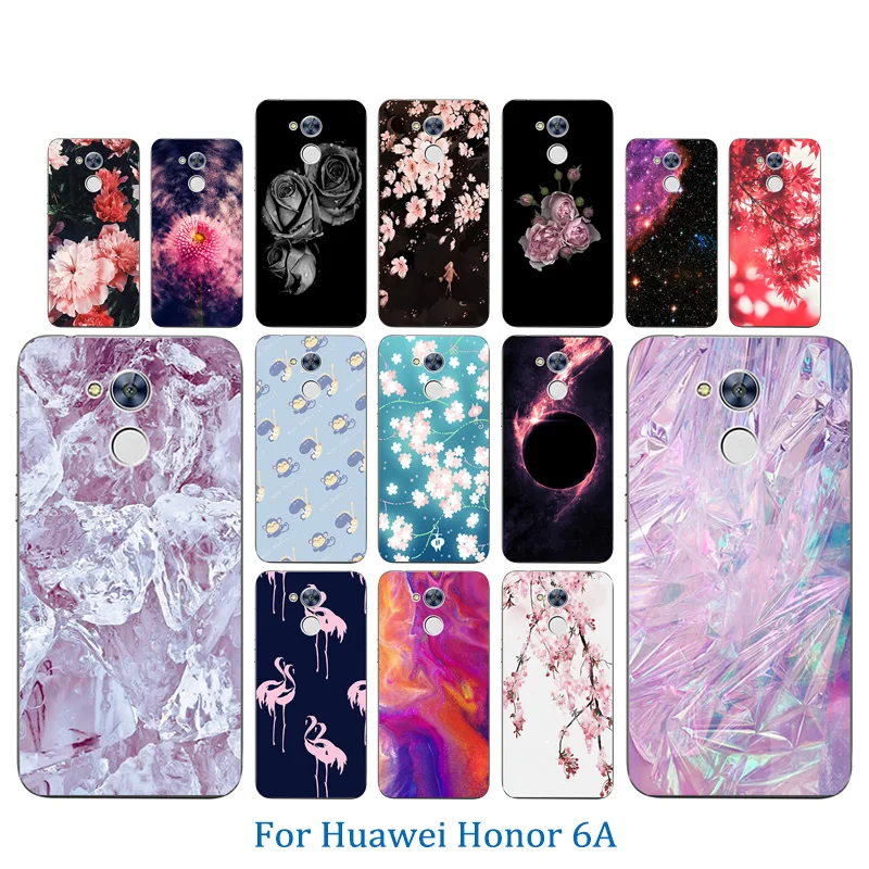 Чехол для телефона Huawei Honor 6A задняя крышка 5 0 дюйма прозрачный гелевый из ТПУ