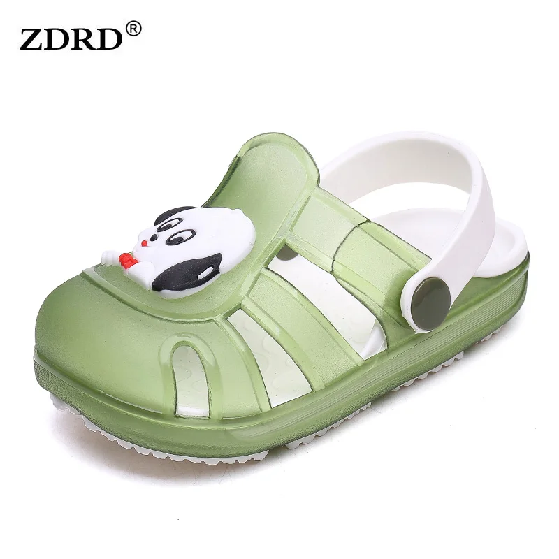 Дети 2017 новые сандалии тапочки мальчики девочки летняя одежда нескользящей