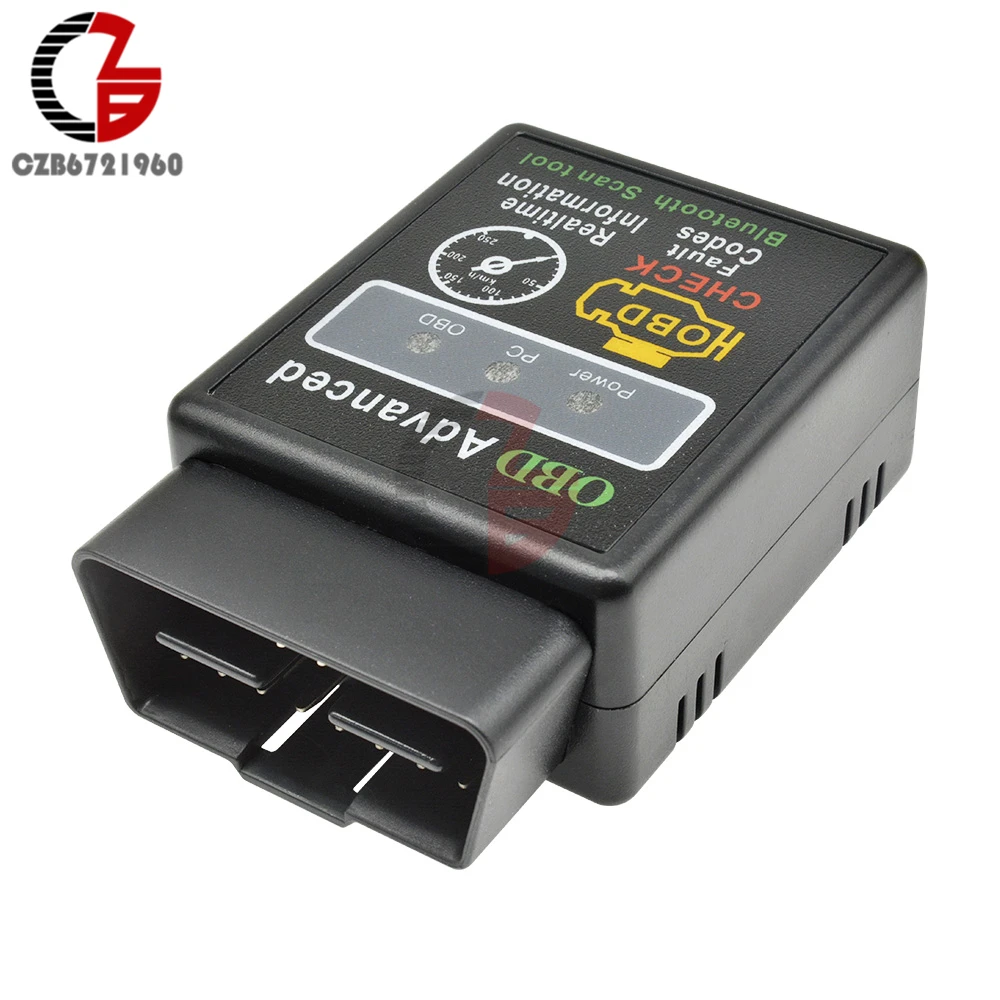 Расширенный диагностический сканер HH OBD ELM327 интерфейс ELM 327 OBD2 OBDII Bluetooth инструмент