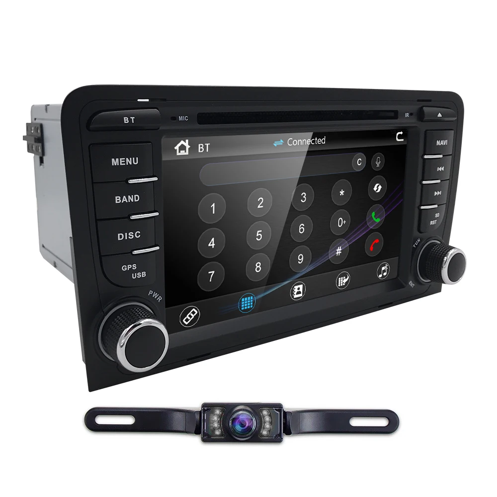 7 &quot2 DIN Авторадио автомобильный DVD плеер головное устройство для Audi A3 S3 RS3 2003 2004 2005