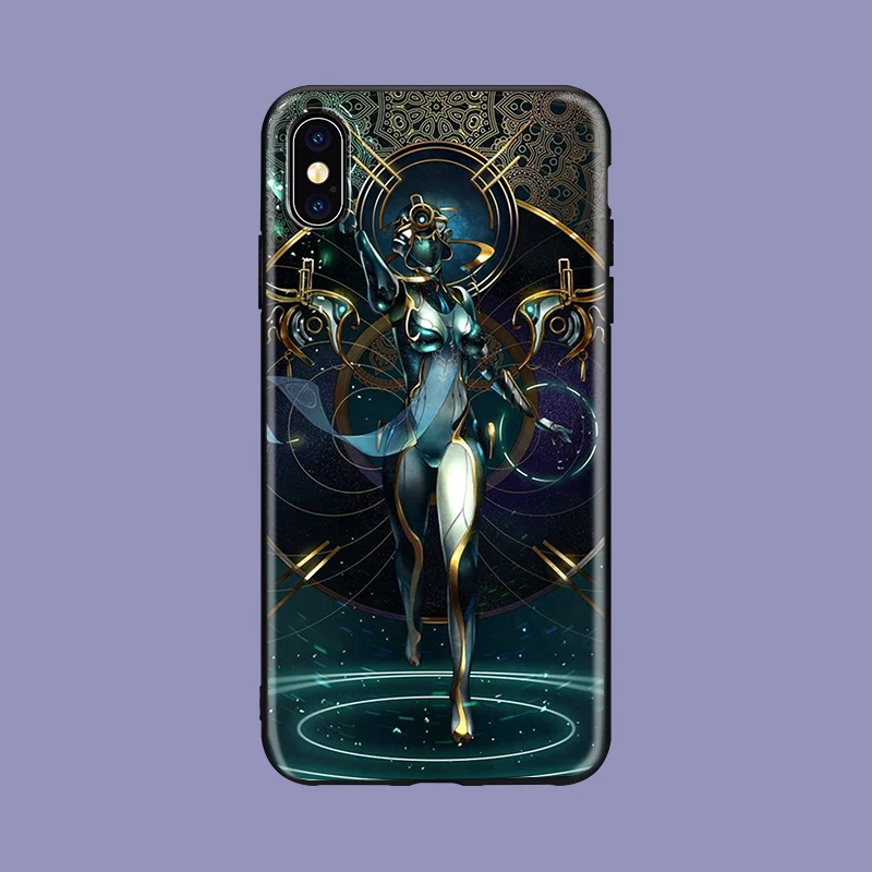 Warframe черный мягкий чехол для телефона для iPhone 8 7 6 6S Plus X XS MAX 5 5S SE XR 6plus чехол s Warframe - Цвет: 523