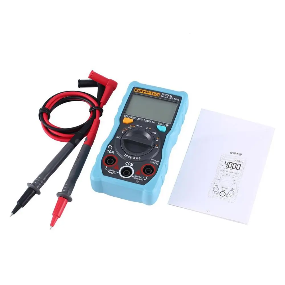 Высокая Точность Авто Диапазон True RMS USB Передача данных AC/DC Частота измерения