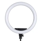 Светодиодный кольцевой светильник льник 18 дюймов для фотостудии, приглушаемая кольцевая лампа без штатива для съемки фото, макияжа, видео