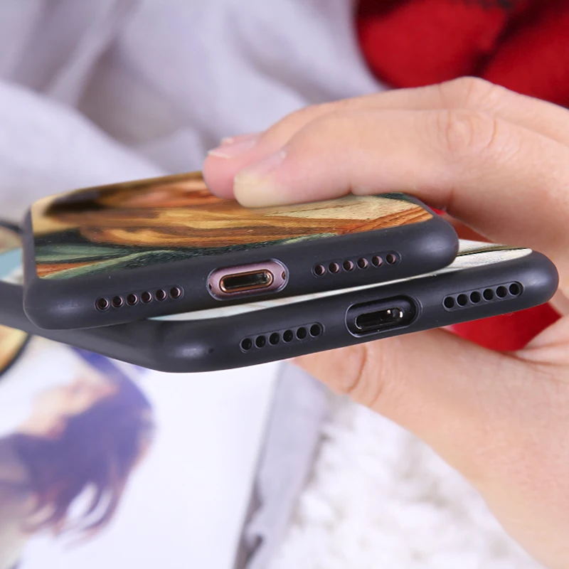 David Art Printing Phone Case for iPhone 6 6s 7 8 Plus X XR XS Max European Soft Cover Luxury Silicone Cases |