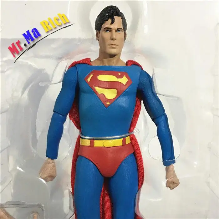Neca Dc Comics Супермен Кристофер Ривз супергерой 7 & #034 экшн ПВХ фигурка Ib|pvc figure|dc comicspvc