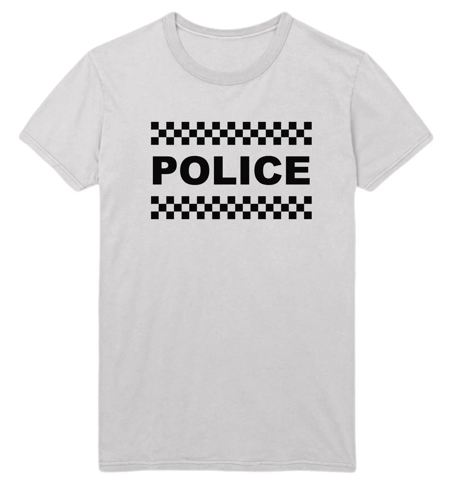 POLICE T Shirt Men Women Kids Fancy Dress Top Costume Up Outfit Idea Tee Ladies Funny New Unisex FunnyTops free shipping | Мужская