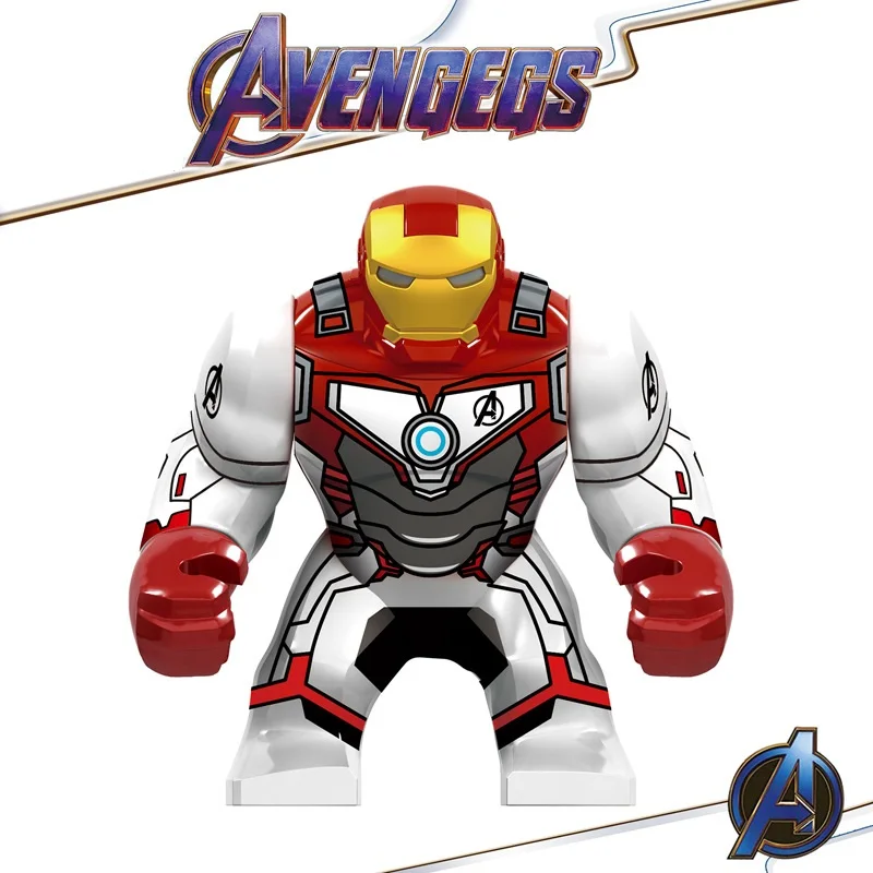 Строительные блоки Legoed Avengers 4 Endgame Thanos Infinity Gauntlet Железный человек Человек паук Marvel