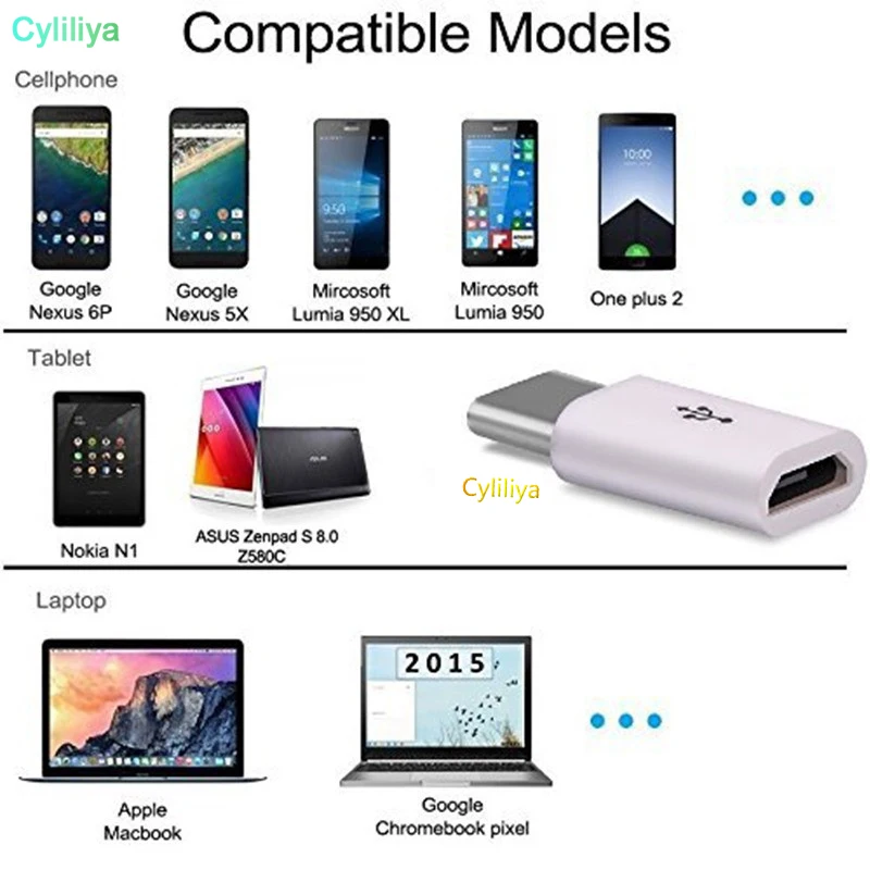 Адаптер зарядного устройства Micro Usb (папа) Type c (папа)|Переходники и адаптеры| |