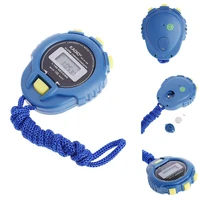 handheld digital lcd sports stopwatch chronograph counter timer wstrap