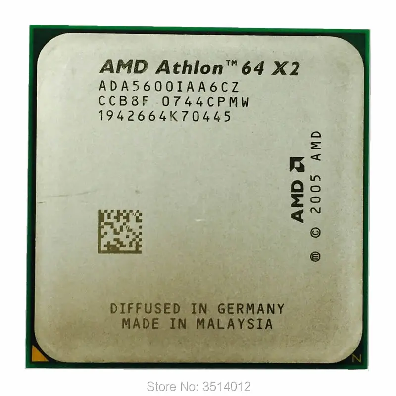 Двухъядерный процессор AMD Athlon 64 X2 5600 + 2 8 ГГц ADA5600IAA6CZ/ADA5600IAA5DO Разъем AM2 | Компьютеры и