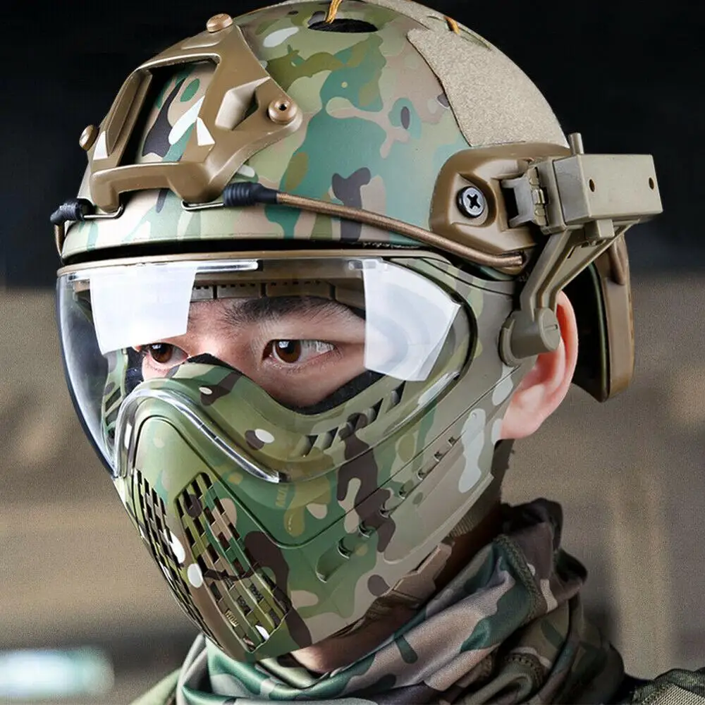 WOSPORT тактическая страйкбольная маска для охоты с полным лицом/маска шлема MA-89 |