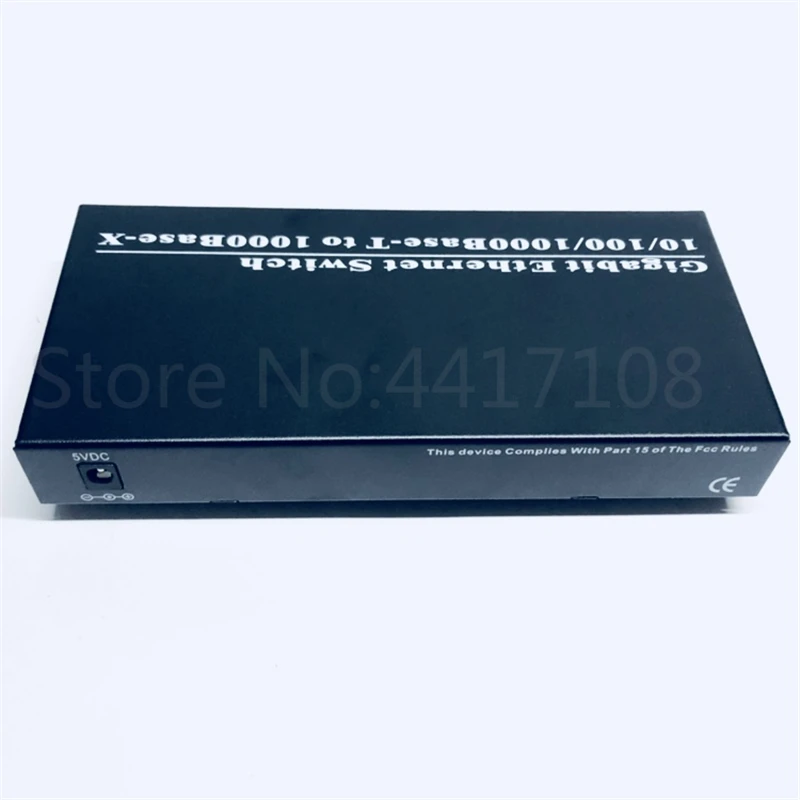 Коммутатор Ethernet 8UTP &amp 2SC 10/100/1000M Gigabit волоконно-оптический медиаконвертер