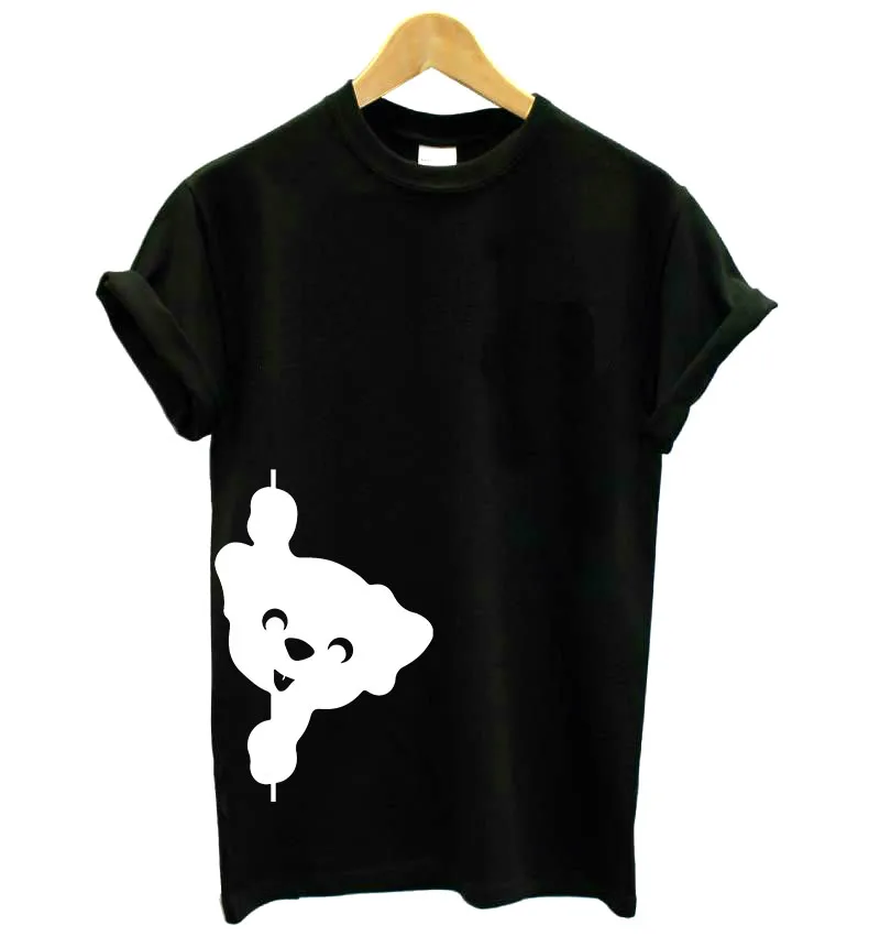 

Peeking Dog looking out Women tshirt Cotton Casual Funny t shirt Gift For Lady Yong Girl Top Tee Drop Ship S-719