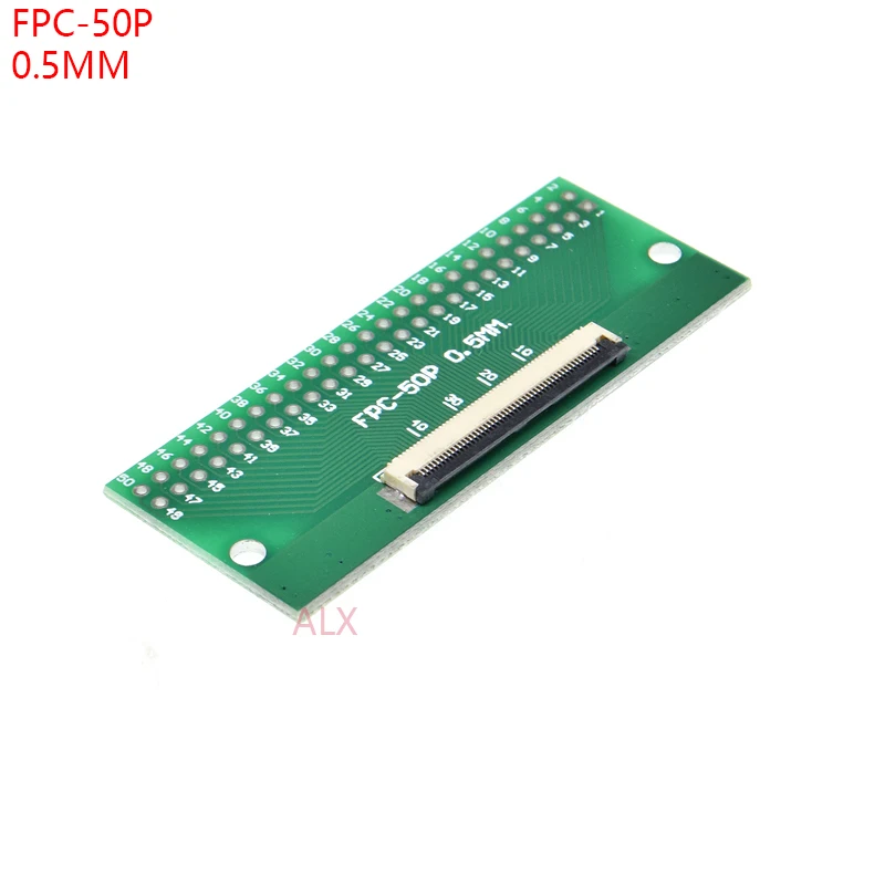 2 шт. FPC-50PIN кабель шаг 0,5 мм до DIP шаг 2,54 мм smt адаптер PCB доска FFC 50P FPC 50Pin разъем провода к DIP50 конвертер