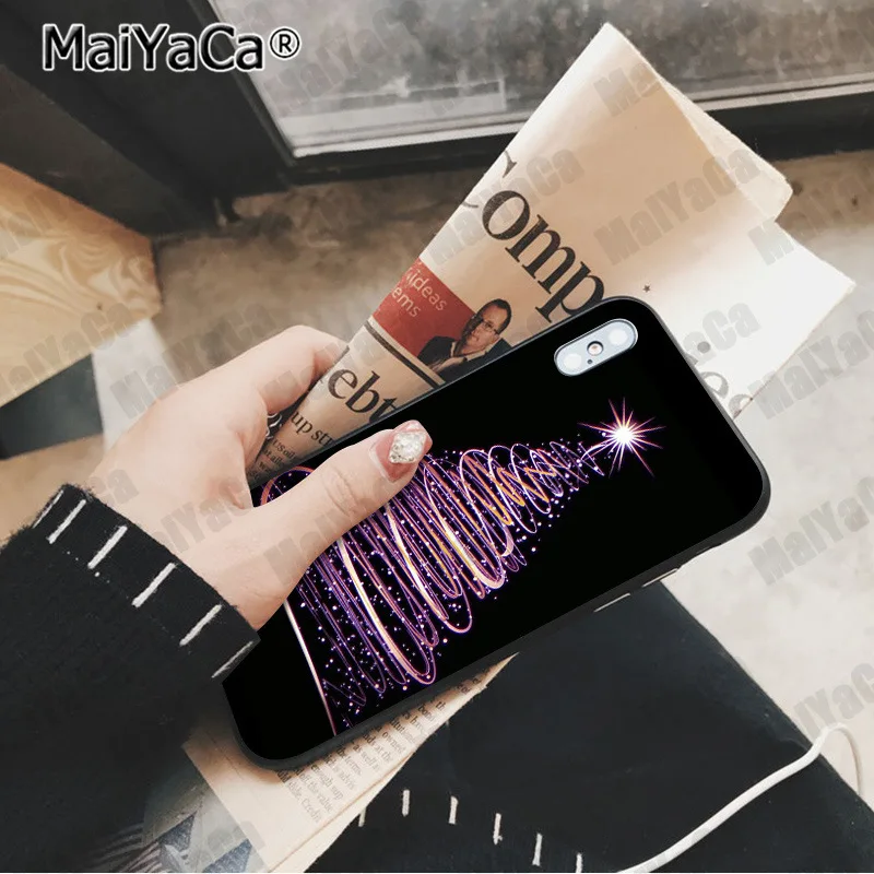 MaiYaCa женитьба Рождество праздник дерево год чехол для телефона Fundas чехол для iphone 11 pro 5Sx 6 7 7plus 8 8Plus X XS MAX XR
