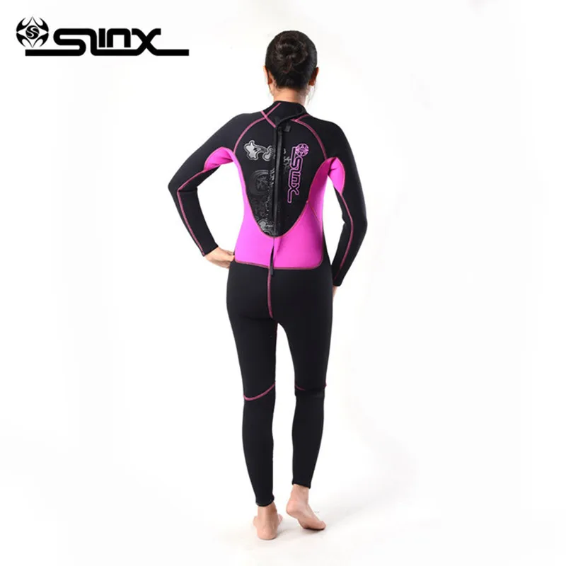 Slinx 1102 Women Full Body Scuba Dive Wet Suit 3mm Neoprene Wetsuits Winter Swim Surfing Snorkeling Spearfishing Water ski | Спорт и