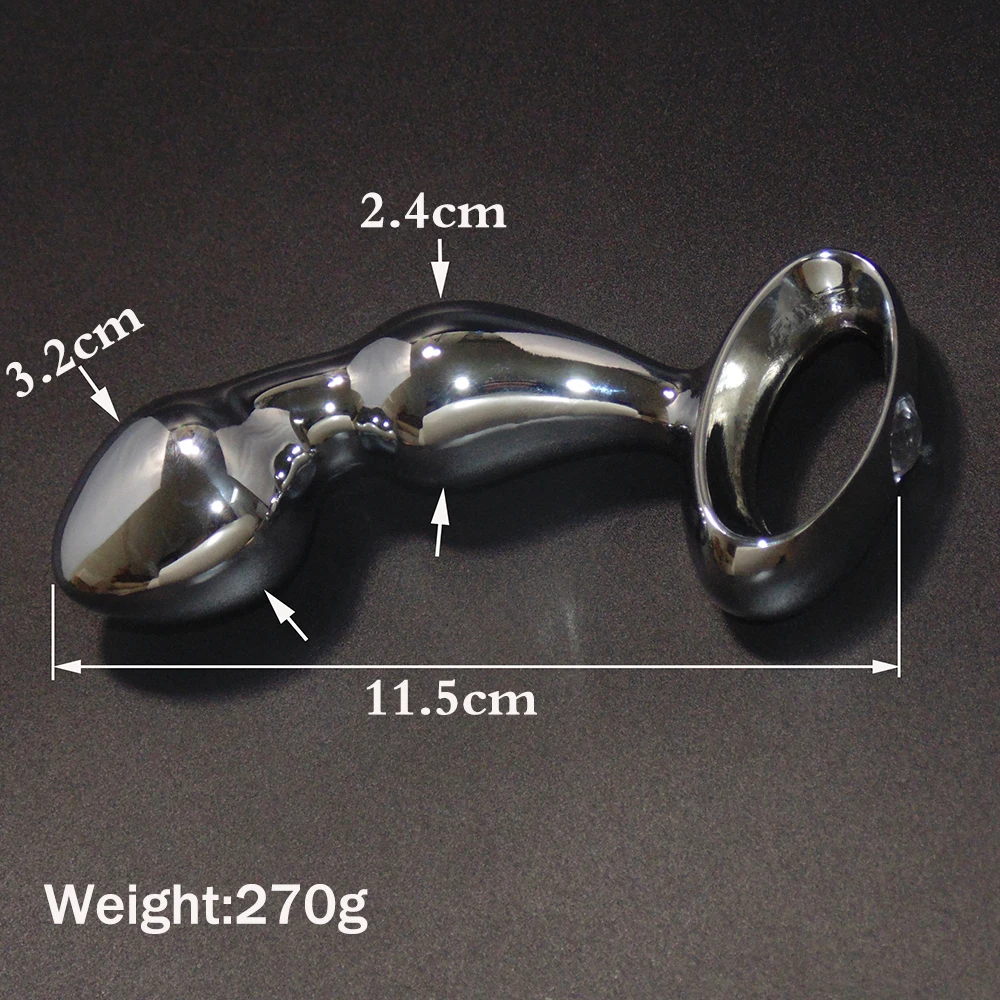 Stainless Steel Anal Plug Metal Prostate Massage Wand Butt Sex Toys | Красота и здоровье