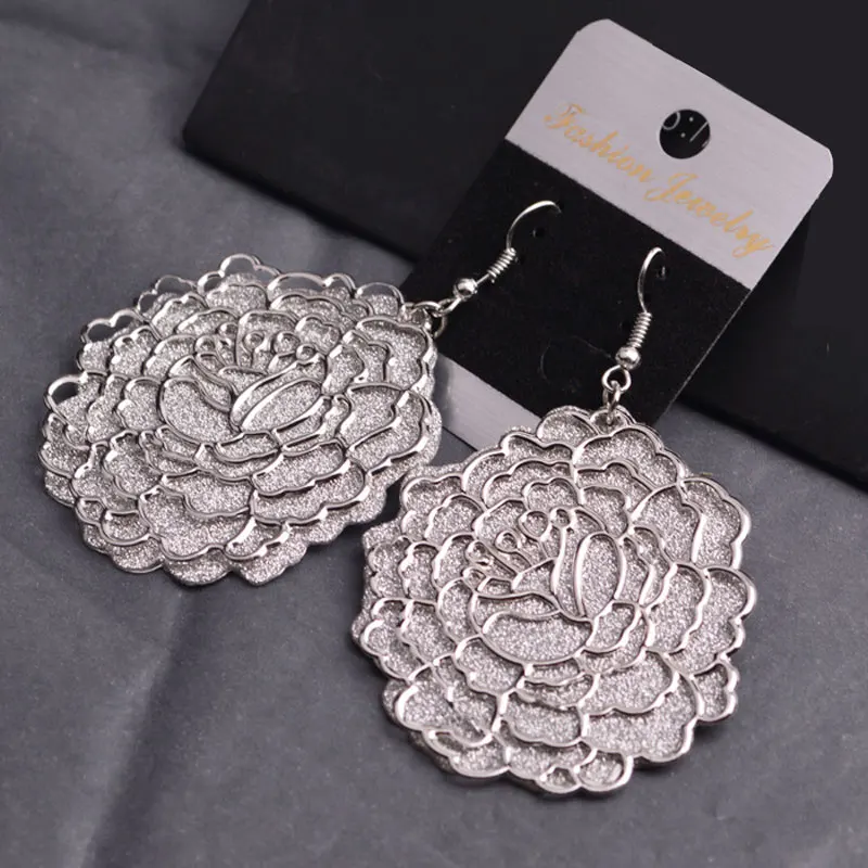 Модные ювелирные изделия 2018 длинные висячие женские серьги золотого цвета