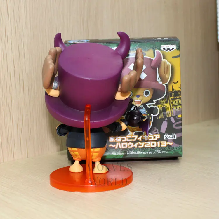 Аниме одна штука 4 шт./компл. Хэллоуин. Вер Тони Чоппер ПВХ фигурка игрушки куклы