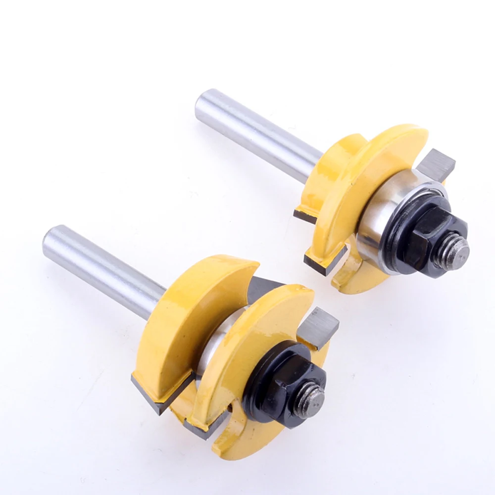 Набор концевых фрез комплект из 2 насадок 8 мм шейкер резак для деревообработки |